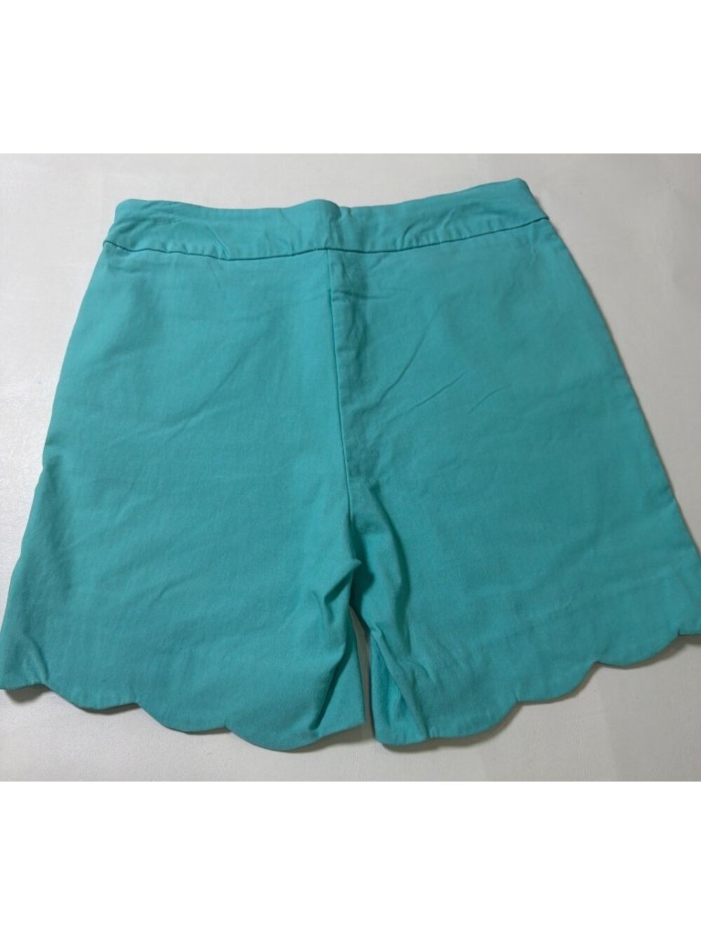 Lulu-B Bangladine Scallop Edge Pull On Beach Shorts - Picture 4 of 9